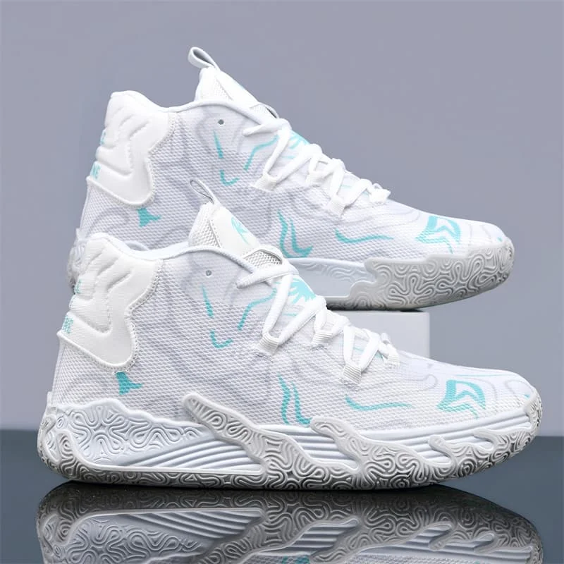 Basketball Shoes for Men Cushioning Basketball Sneaker 2026 Women Kids High-top Outdoor Sport Sneakers Breathable Athletic Shoes