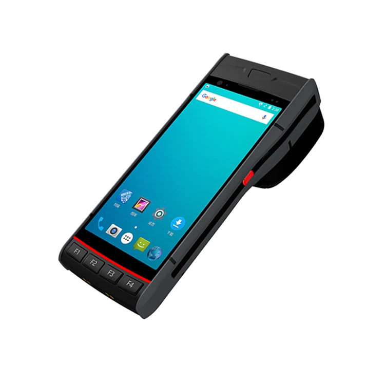 

Electronic Ballot Android Barcode Printer and Scanner Industrial PDA with Built in Thermal Printer