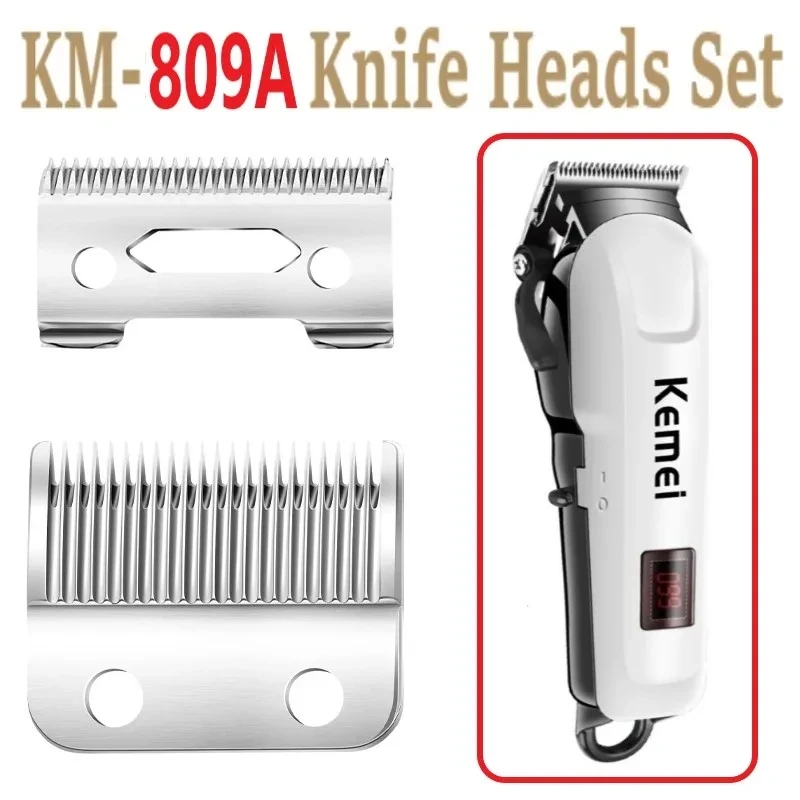 Kemei KM-809A Professioneller Haarschneider, verstellbarer Haarschneider für Männer, elektrisch, leistungsstarker Bart, wiederaufladbarer Haarschneider – Detail 15
