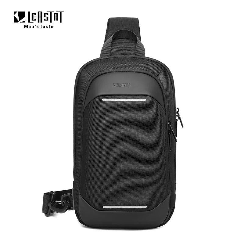 Men\'s Multifunction Anti-theft USB Shoulder Bag Man Crossbody Cross body Travel Sling Chest Bags Pack Messenger Pack For Male