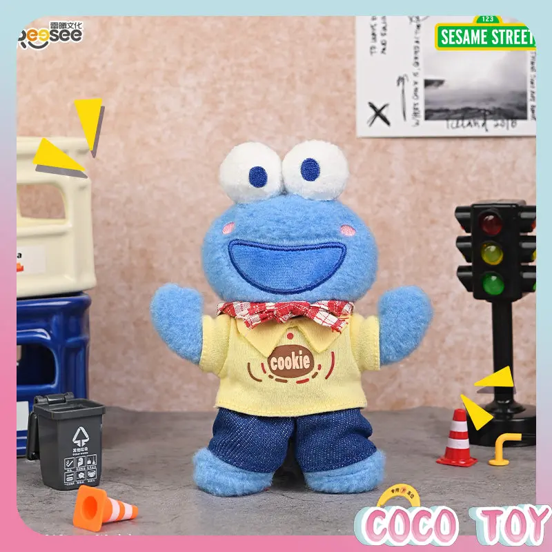 

Плюшевый брелок-фигурка «Улица Сезам: Занятые ковбои» (Элмо, Кукисмонстр) в слепой коробке, очаровательный брелок-подвеска для сумки, подарок на день рождения, в наличии