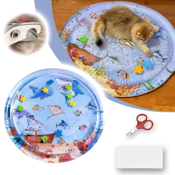 여름용 냉각 애완 동물 물 침대 쿠션, 아이스 패드, 강아지, 고양이, 애완 동물 사육장, 최고 품질, 차가운 수면 사각 매트 