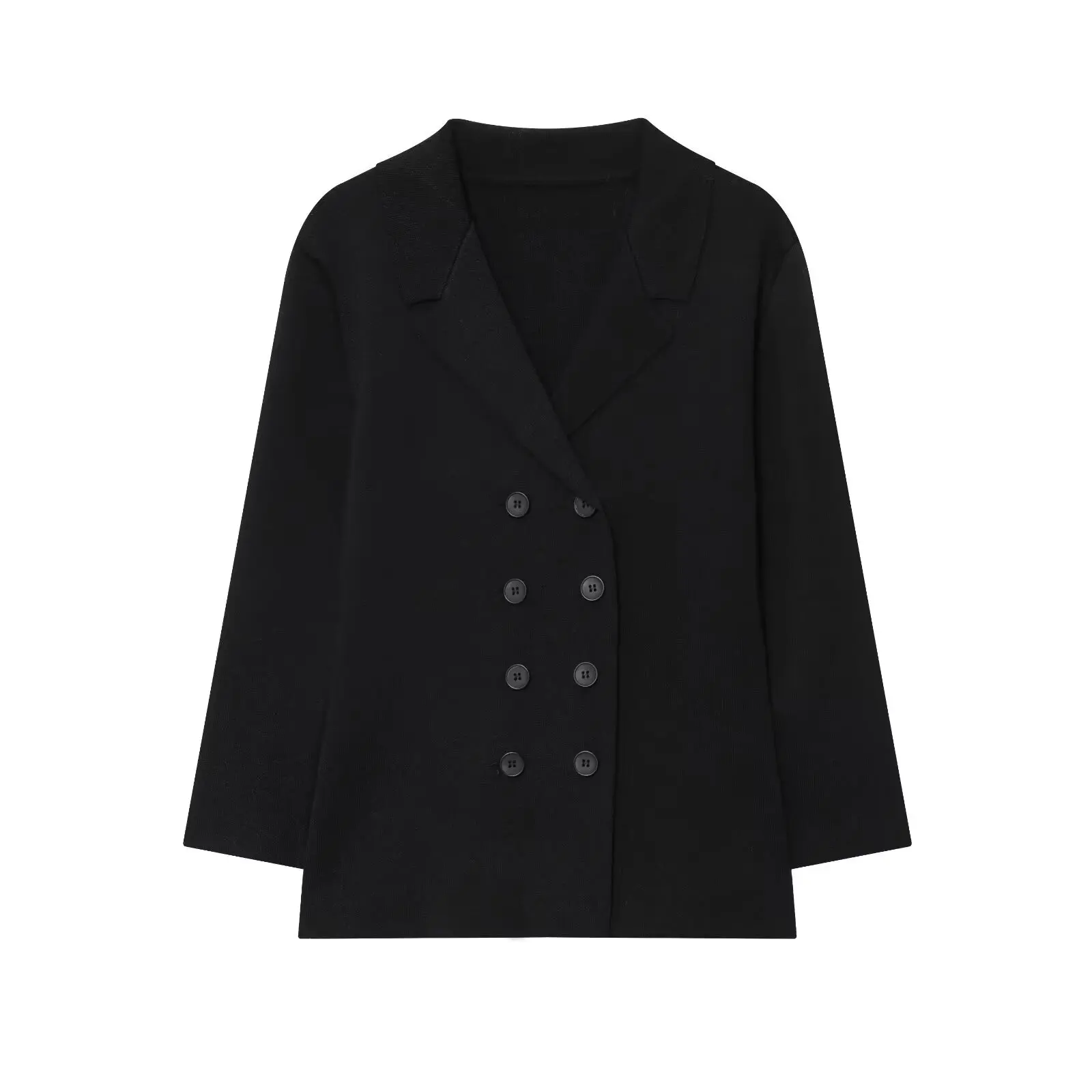 

Women's Blazer Double-breasted design Sleek lapel for a slimming silhouette Soft fabric for everyday professional wear with a st