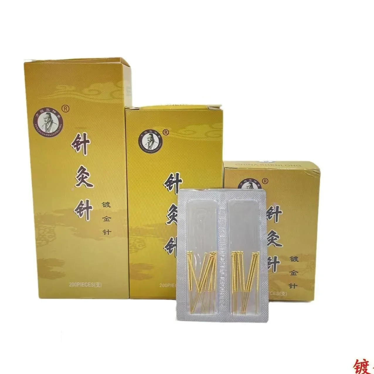 

Full Gold-plated Acupuncture Needles Chinese Medicine Gold Needle 200pcs / 20pcs Fast Shipping