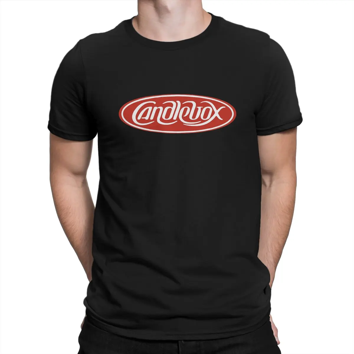 

Symbol T-Shirt for Men Candlebox Casual Cotton Tee Shirt Round Neck Short Sleeve T Shirts Original Clothes