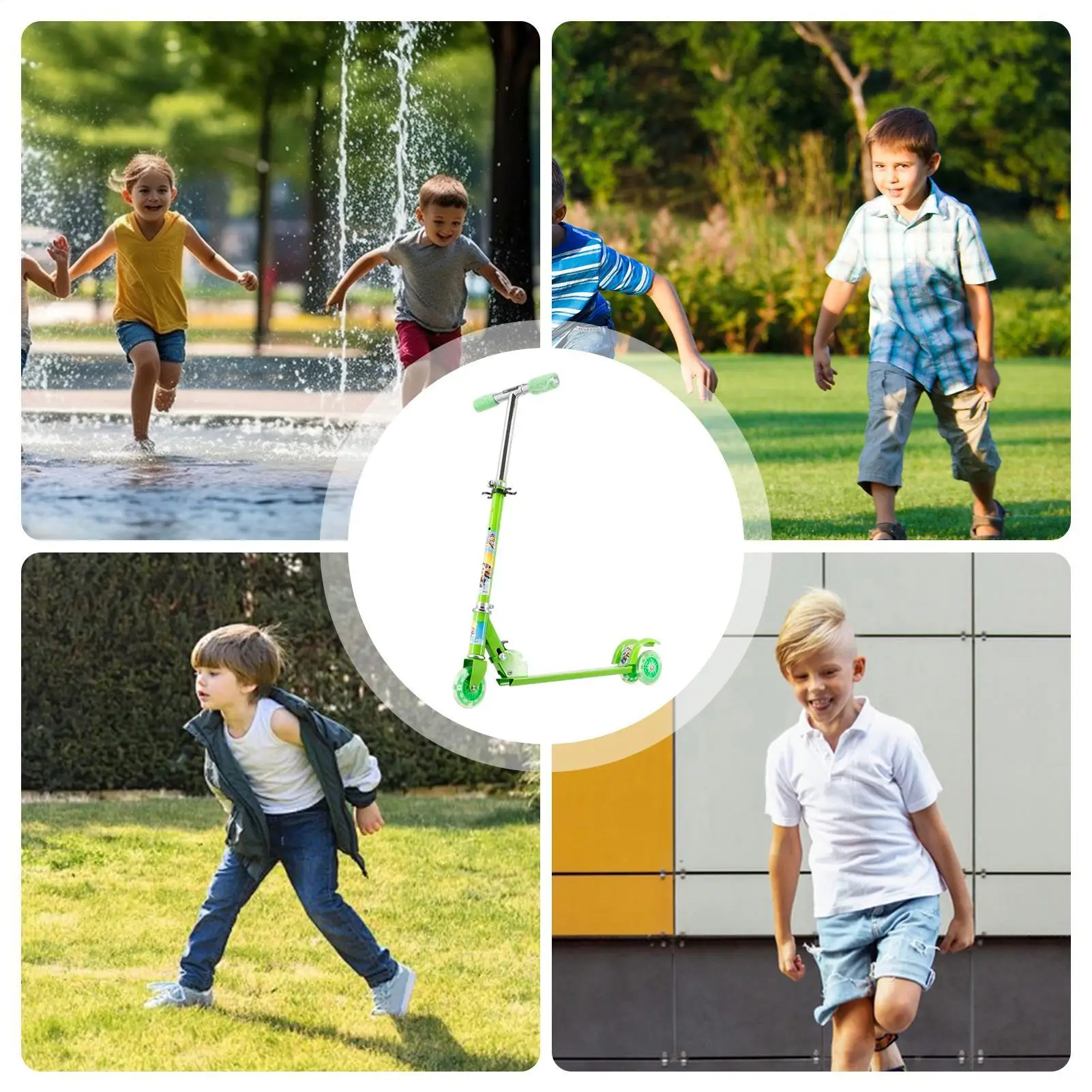 

Kids Kick Scooter 2 Wheel Lightweight Adjustable Height Lightweight Sport Scooter For Children Aged 3-10 Outdoor Sports Ride