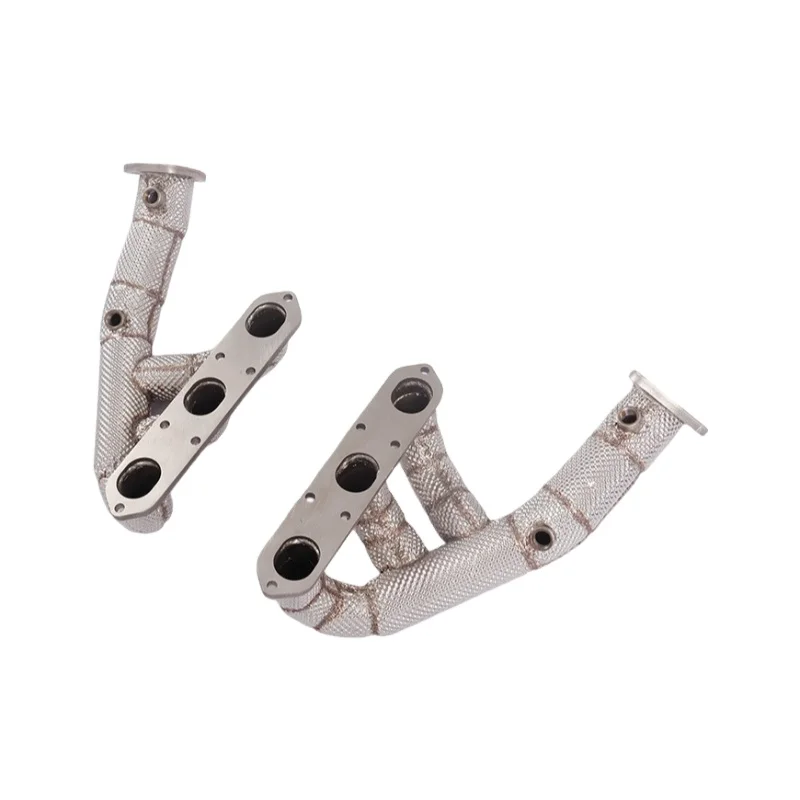 For Porsche Boxster Cayman Exhaust System Header 981/987 2.7/2.9/3.4 2005-2019 Exhaust Manifold Includes Exhaust Pipes