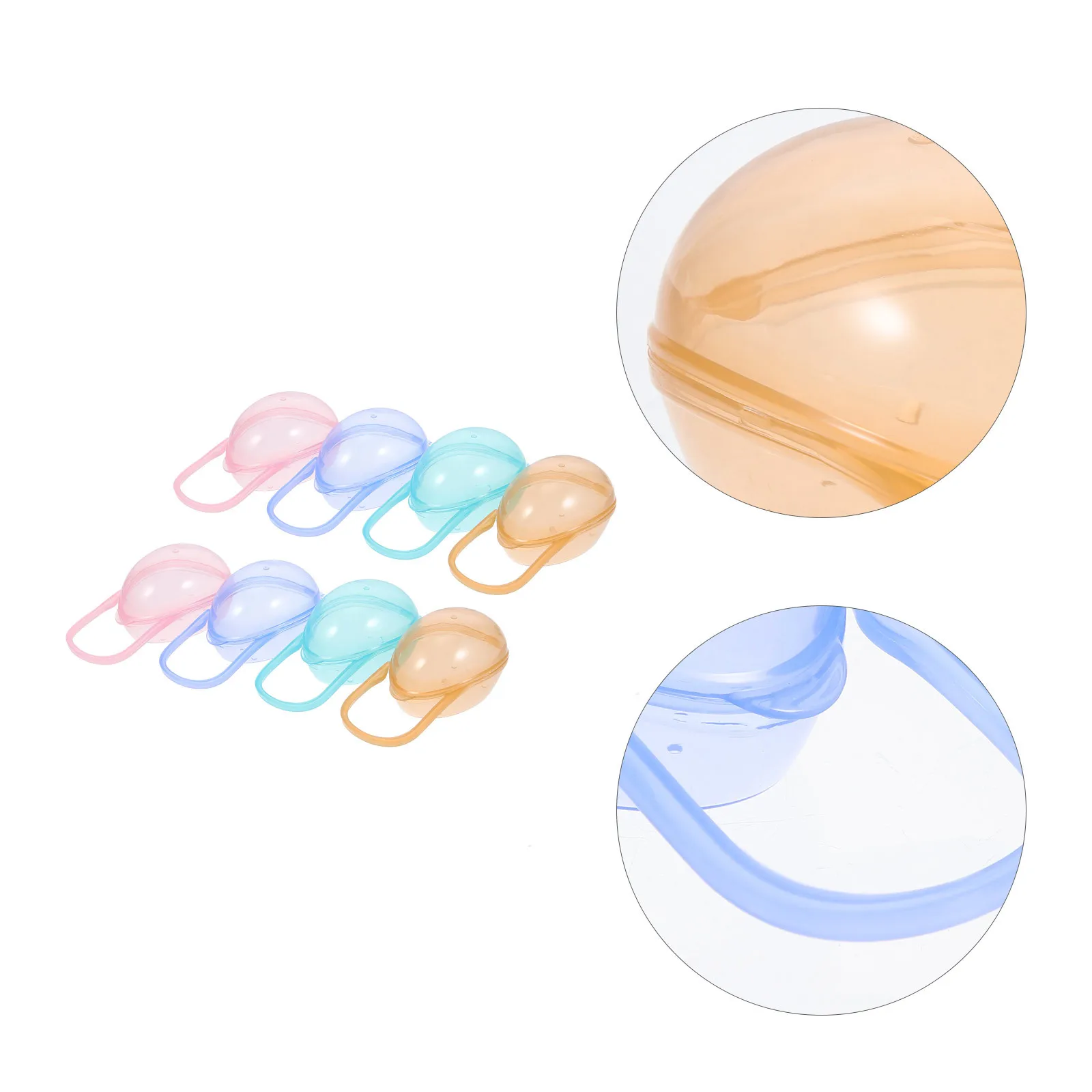 

8 шт., чехол-держатель для соски, портативный контейнер для хранения, коробка для детской соски, многофункциональный легкий органайзер для путешествий