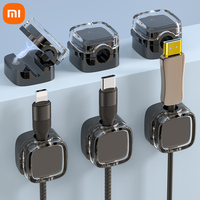Xiaomi Magnetic Cable Clips Wire Holder Data Cable Buckle Charging Cable Winder Headphone Hub Self Adhesive Organiser Fixer New