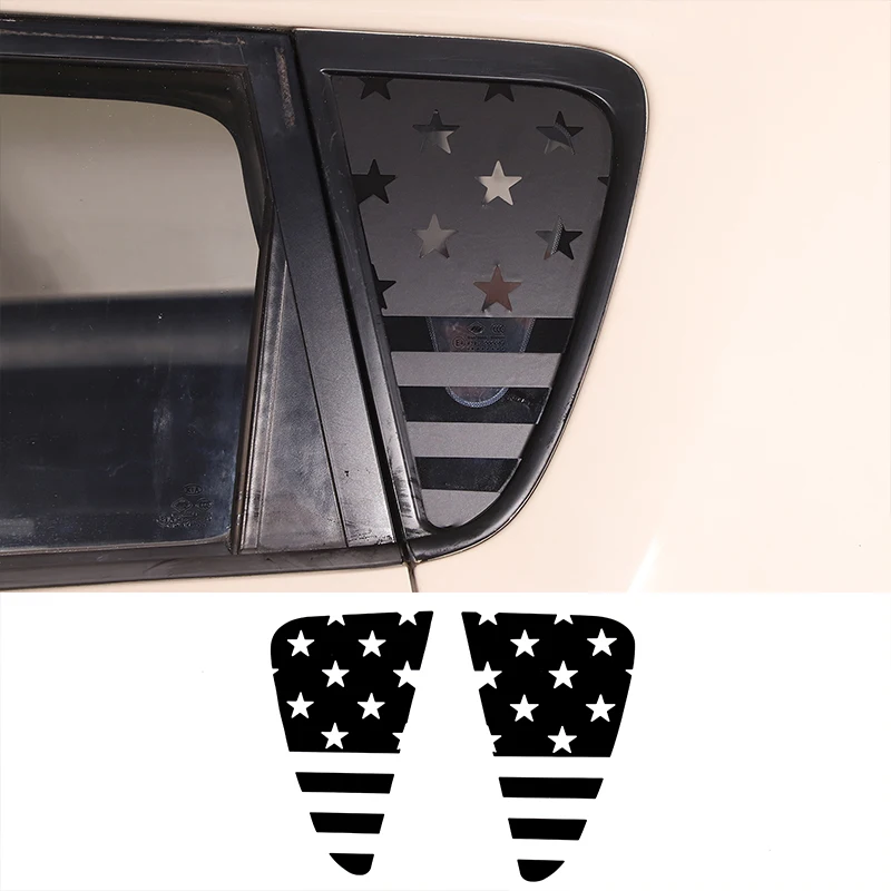 

For Kia Soul 2010-2013 PVC Black Car Rear Window Glass Panel Sticker Car Exterior Decoration Modification Accessories