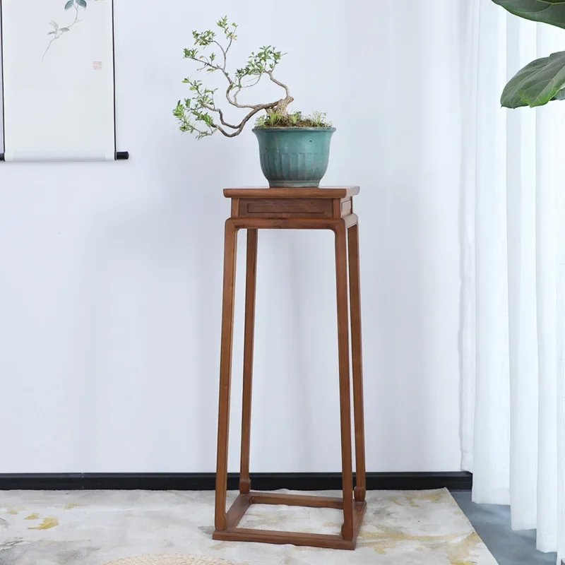 Flower stand North American black walnut all solid wood old elm academy bonsai