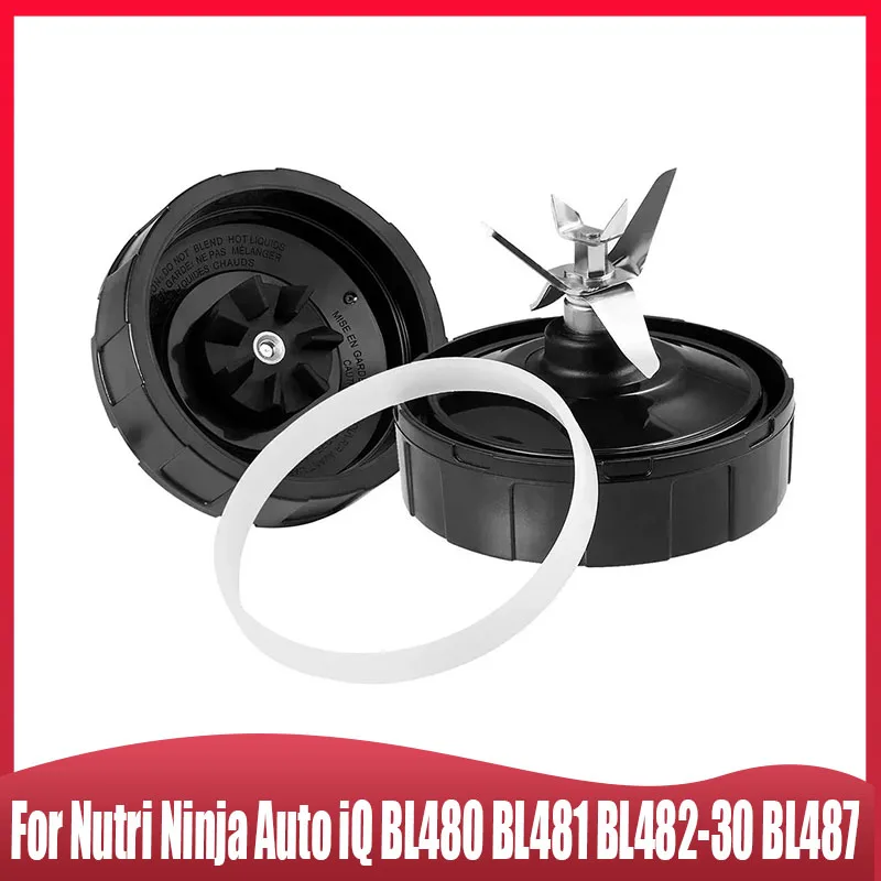Para nutri ninja auto iq bl480 bl481 BL482-30 bl487 liquidificador espremedor 7 fin extrator lâmina inferior, com vedação de borracha de silicone