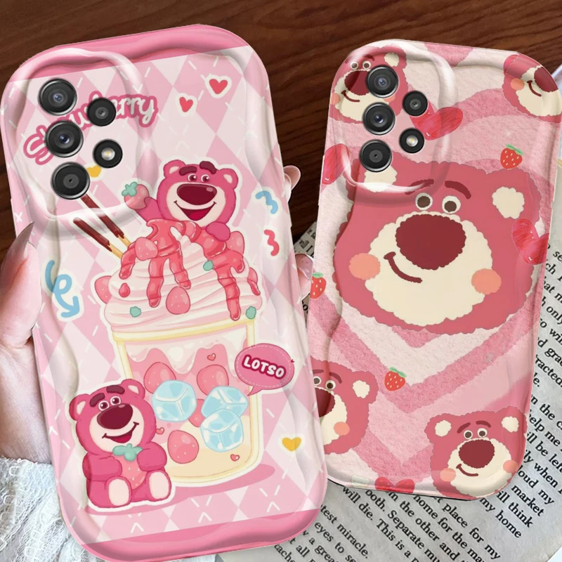 

Strawberry Bear Disney Cartoon For Samsung A55 A54 A53 A52 A35 A34 A33 A32 A25 A24 A23 A22 A21S A15 A13 A14 5G Wave Oil Soft