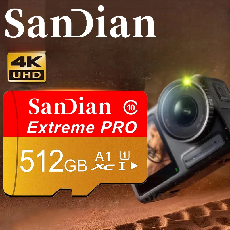 512GB Memory Card Advanced Micro TF SD Card 256GB SD Cards 128GB TF Cards 64GB Temperature Proof for Dash Cam/Desktop/Smart TV/P
