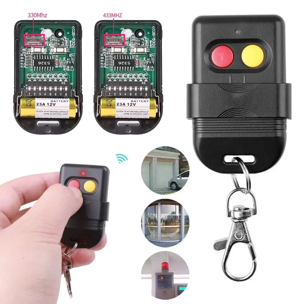 433 MHz/330Mhz Distance Electric Tele Controller Cloning Duplicator Garage Door Key Remote Control