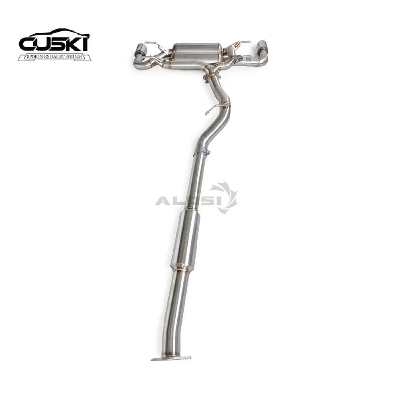 ماسورة عادم على شكل قطة لسوبارو BRZ 2.4 2020-2024 نظام عادم صمام ذكي عالي الأداء ترقية طاقة عادم السيارة