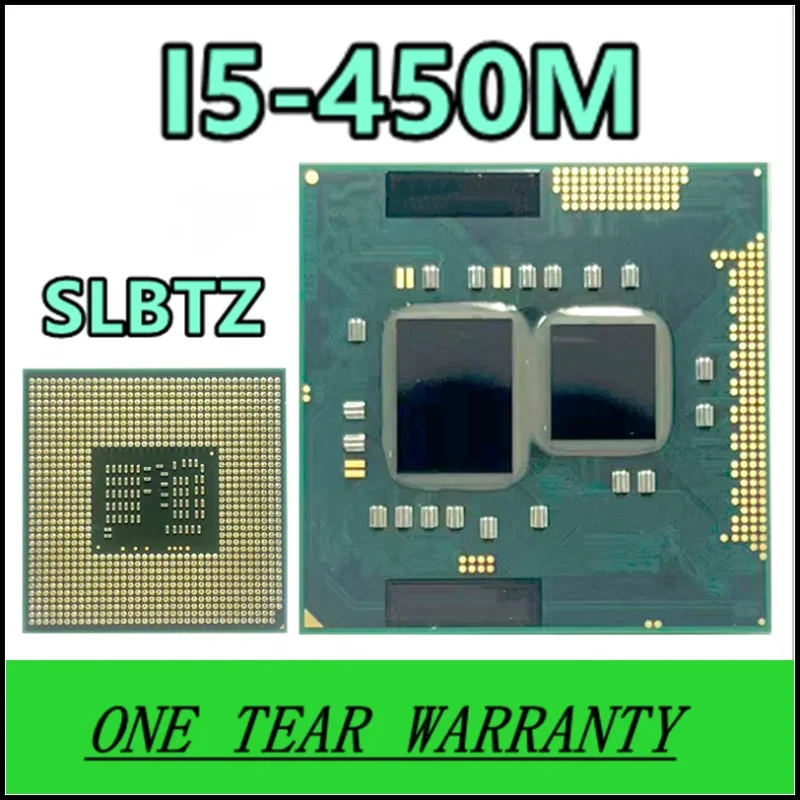 I5-450M I5 450M SLBTZ 2.4 GHz Prosesor Quad-Thread Dual-Core 3W 35W Soket G1/RPGA988A