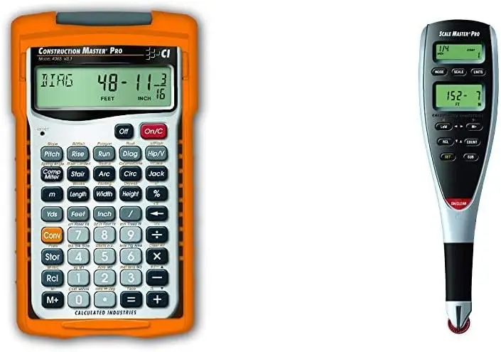 

Calculated Industries 4065 Construction Master ProCalculator & 6025 Scale Master Pro Digital Plan Measure Take-Off Tool | 72 Bui