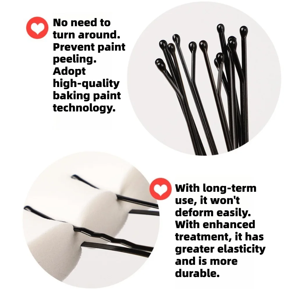 المرأة الصلبة عادية بوبي دبوس مجموعة صناديق للحياة اليومية دبابيس مقاطع الشعر الإناث لأدوات ماكياج اكسسوارات تصفيف الشعر #4