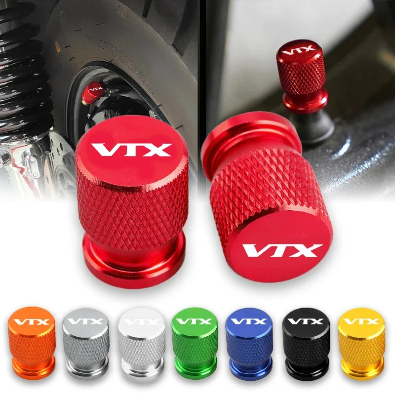 For Honda VTX1300 VTX1800 VTX 1300 1800 VTX1000 Aluminum Valve Caps Tire Cap Set Air Cover Corrosion Resistant Covers