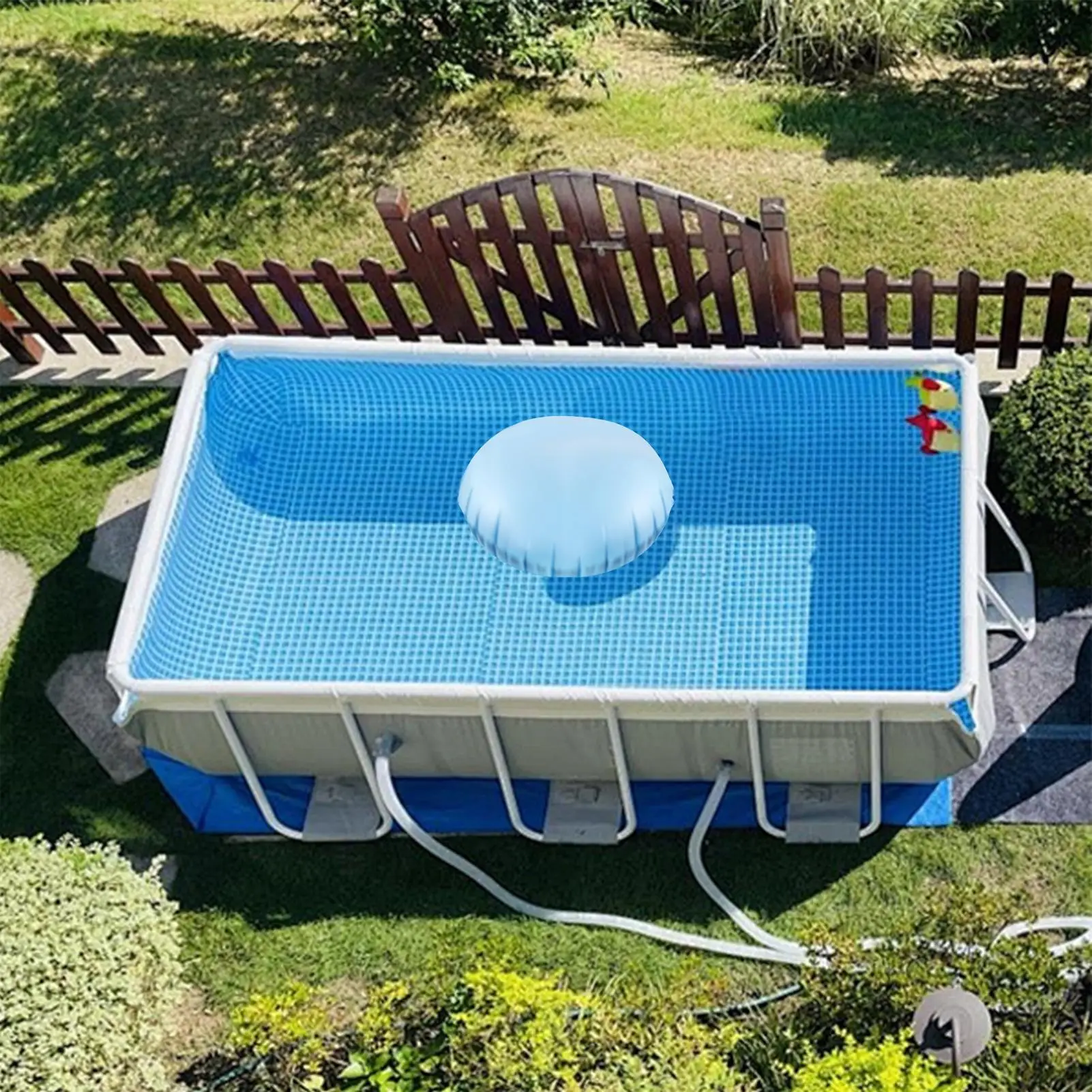 

Воздушные подушки для бассейна 120x120 см, подушка для закрытия зимнего бассейна, плавающий закрывающий комплект для плавания на открытом воздухе с веревкой для мужчин