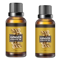 Natural Ginger Oil Slimming Essential Oils Fat BurnThin Leg Waist Slim Massage Oil Full Body Slim Plant Massage Oils Anti Aging