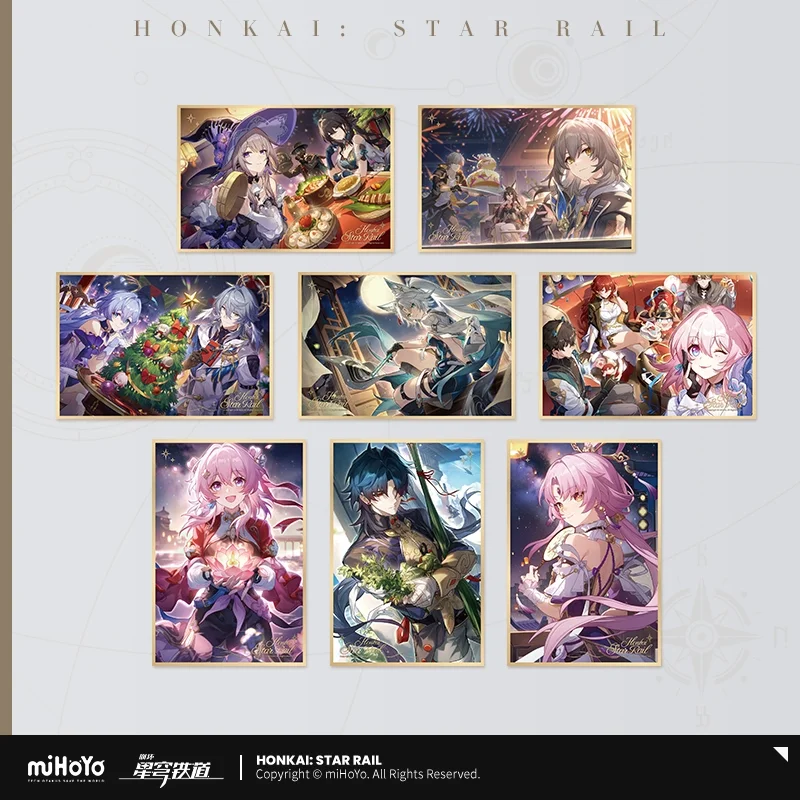 Sunsyea Honkai Star Rail الرسمية Merch miHoYo الأصلية الأصلية من سلسلة XHQH حامل أكريليك ورق ملون الأحد #3