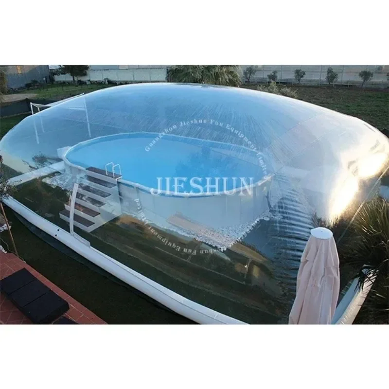 PVC Pool Dome Cover Inflatable Transparent Swimming Pool Cover Tent For Pools