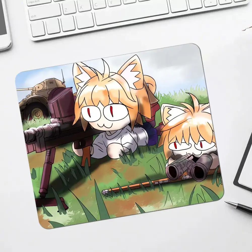 NECOARC Kawaii Cute Balance Gaming Rubber Mosepad Gamer Professional E-Sports Small Mouse Mat Non-slip Bottom Premium Mouse Pad