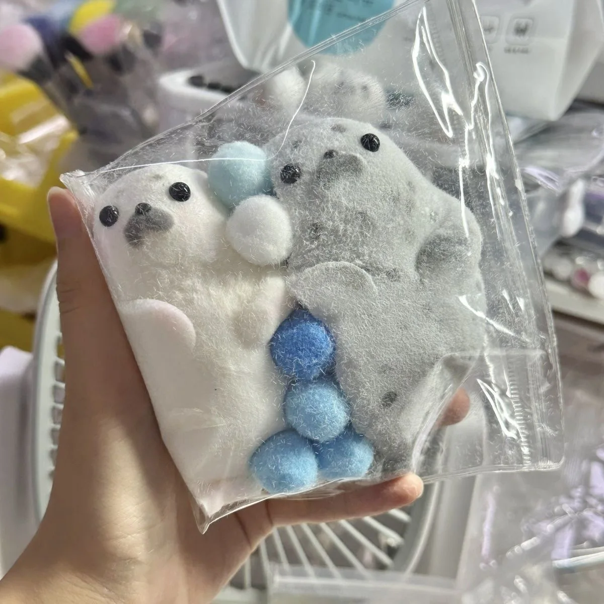 

3PCS Cartoon Decompressing Squeeze Plush Sea lions Stress Relief Pinching Toy Slow Rebound Fidget Relief Toy Gift