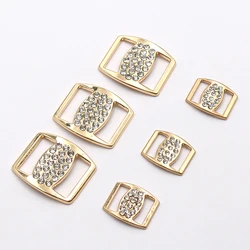 10PCS11 * 16/21 * 26MM Popular Metal Rhinestone Arch Button For Bikinis, Clothing, Belts, Bags, Jewelry Accessories DIY