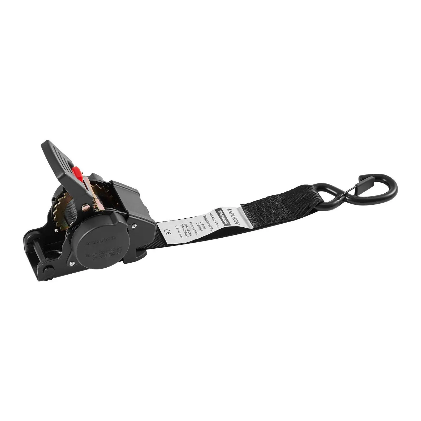

Wheel Chock Tie-Down Kit, Fixed Trailer Tie Down Strap, Car Tie Down Kit with S-Hook, Break Strength 1649 lbs & Working Load