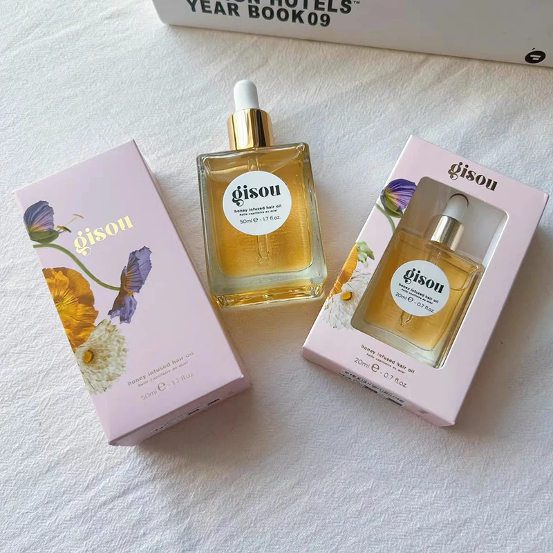 L'olio per la cura dei capelli con infusione di miele Gisou alla moda migliora la cura dei capelli secchi e irrequieti Balsamo per capelli con ritenzione di fragranza morbida e duratura