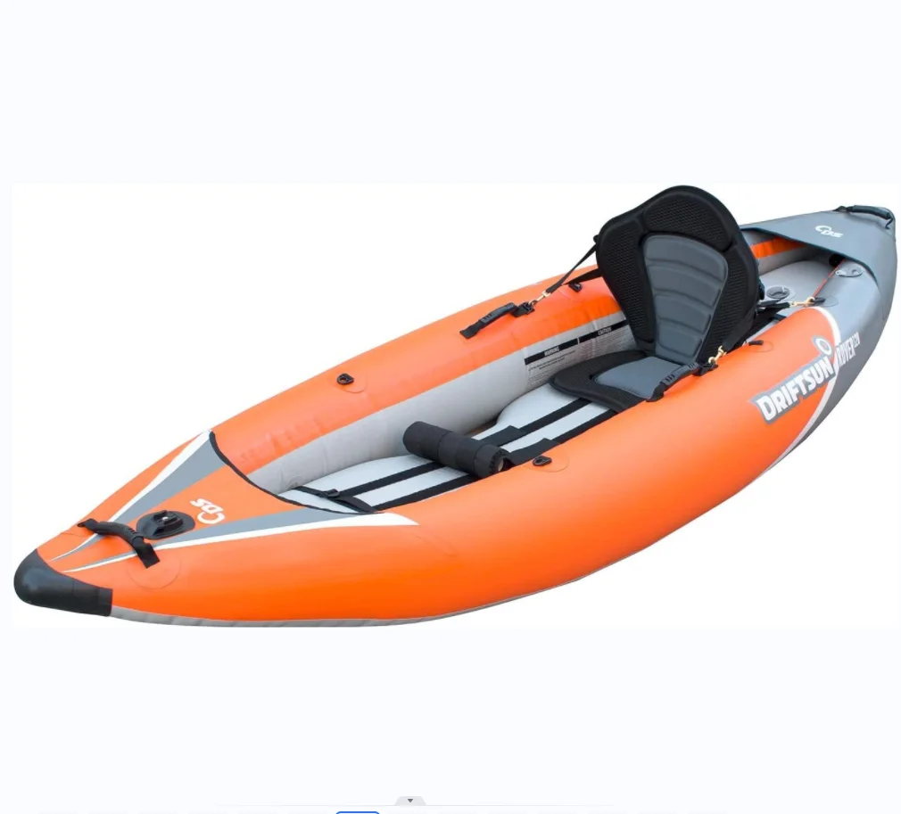 

PVC Inflatable canoe\/kayak Fishing kayak 2 persons without tail plate used for leisure or competition