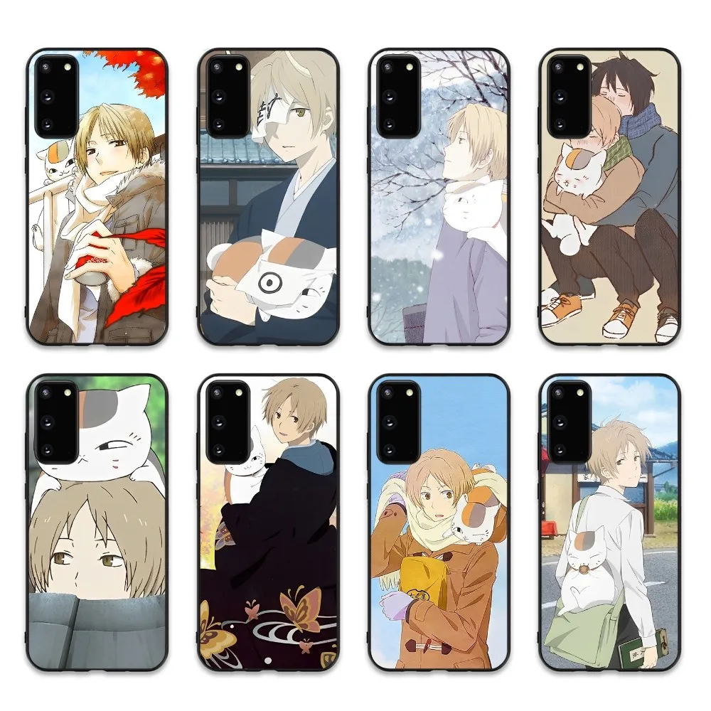 

Natsume Yuujinchou Cat Phone Case For Samsung S 9 10 20 21 22 23 30 23plus lite Ultra FE S10lite Fundas