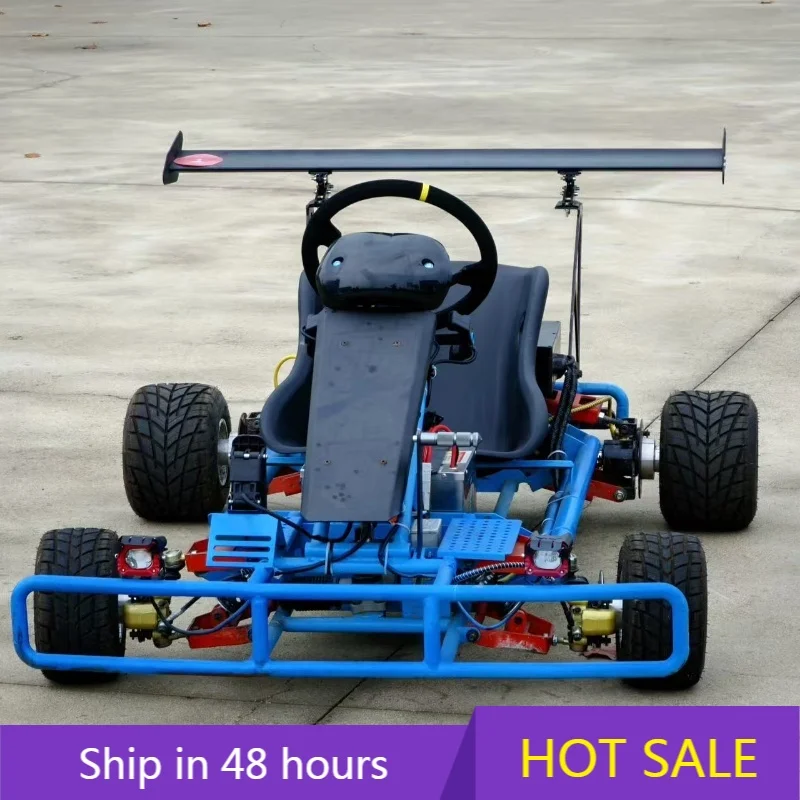 

YTYIN 3kW Beast Solo Electric Go Kart - 40 MPH Top Speed | Adult Racing Kart