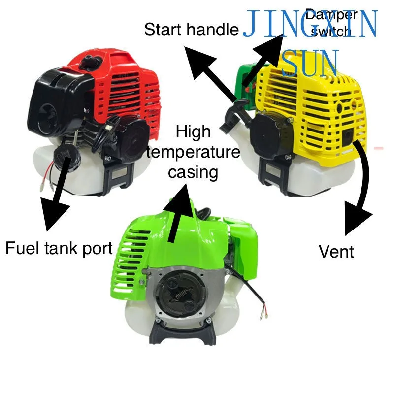 New 2 Stroke Engine 40-5D Petrol Engine ,2 stroke Gas Engine For Brush Cutter With 43 cc Power CE Approved