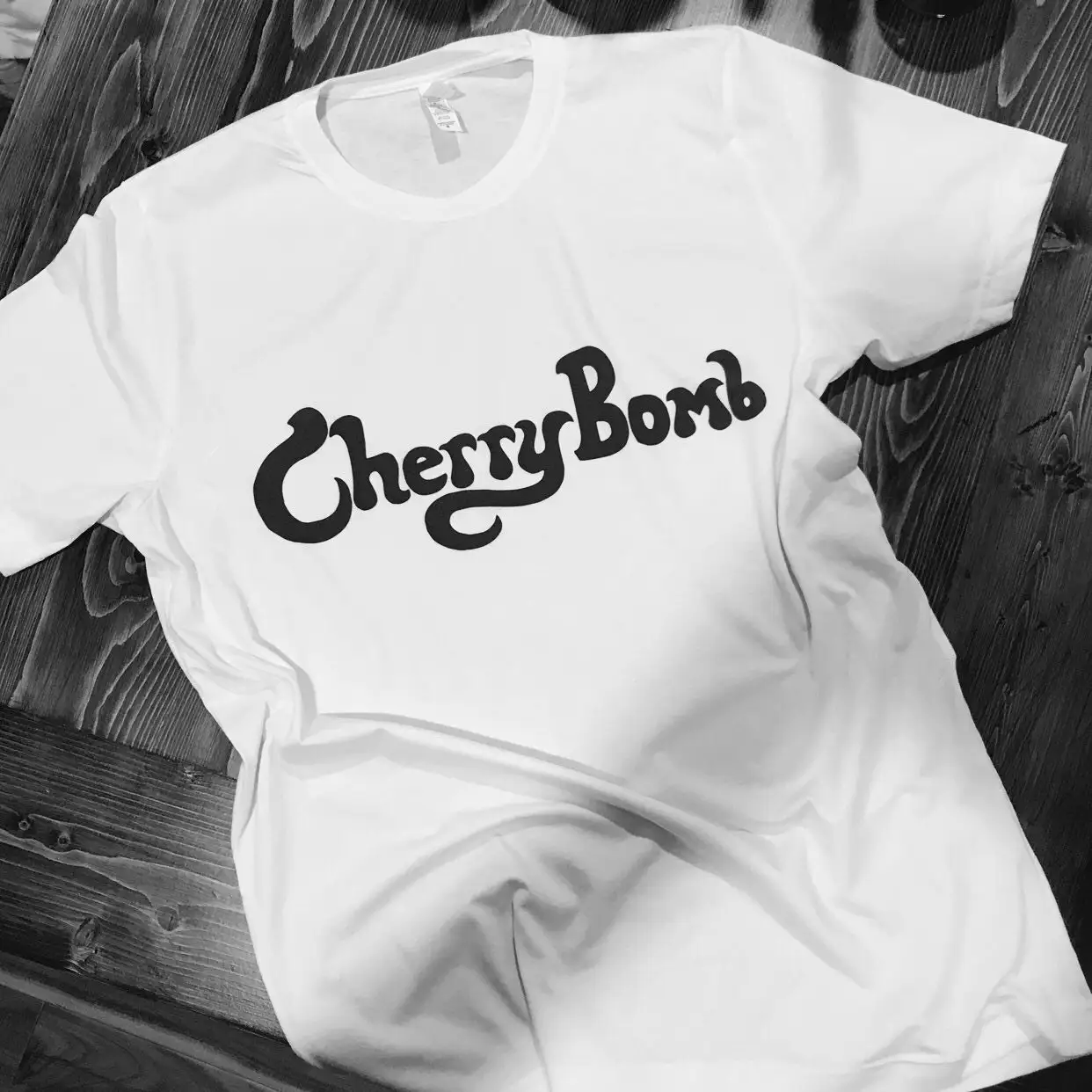 Joan Jett Runaways Inspired Cherry Bomb T Shirt