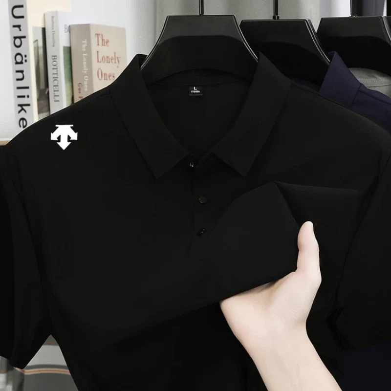 Men's embroidery Polo Shirt Fashion Sports Top Summer Comfortable Breathable Leisure High end T-shirt shirt men shirts