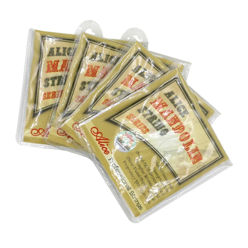 Alice AM06 Mandolin Strings Set .010-.034 Coated 85/15 Bronze Wound Plated Steel 4 Strings Anti Rust Coat