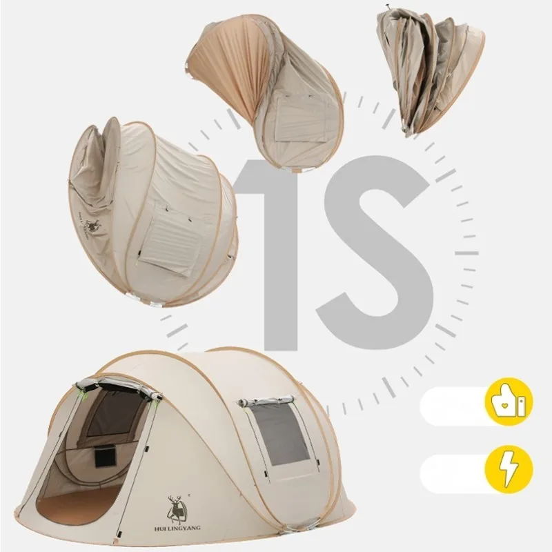 Tende da campeggio all'aperto tenda impermeabile One Touch tenda ultraleggera portatile pieghevole 2 persone protezione solare Nature Hike Equipment