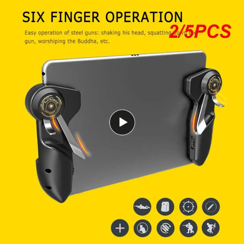 

2/5PCS Trigger Free Fire Control for iPad Android Tablet PUBG Phone Gamepad Joystick Mobile Game Pad Controller L1 R1 Pupg Hand