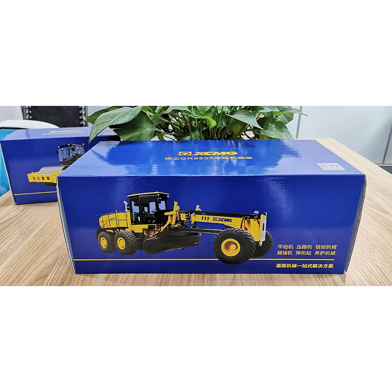 New Arrival,Alloy Model Gift 1:35 Scale XCMG GR3505 Motor Grader Engineer Machinery DieCast Toy Model For Collection,Decoration