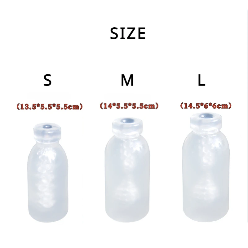 3 Size Mini Masturbator Cup Soft Transparent Vagina Penis Massage Male Endurance Exercise Portable Oral Sex Toys for Man