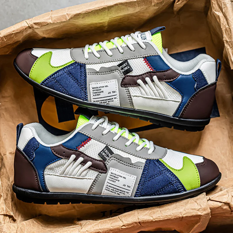 2026 Extra Large Size Splicing Men's Casual Sports Spring and Summer New Sneakers Single Shoes