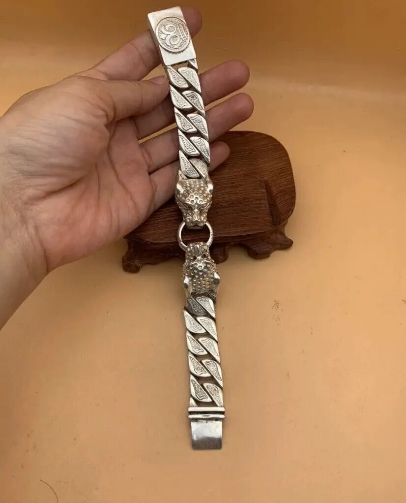 Fashion Jewel / Tibetan Silver Old Double headed Cheetah Lonely Brave Fashionable Men's and Women's Bracelets Couple Gifts