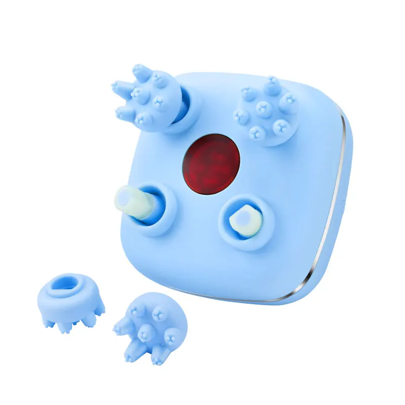 Nieuwe collectie 190g lichtgewicht elektrische mini-hoofdhuidmassage, draagbare waterdichte aangedreven hoofdhuidmassager