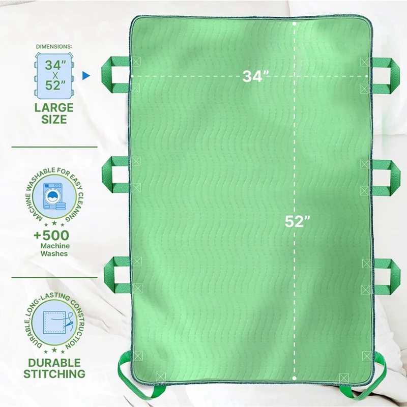 

Absorbent Positioning Bed Pad with Handles HOT SALE