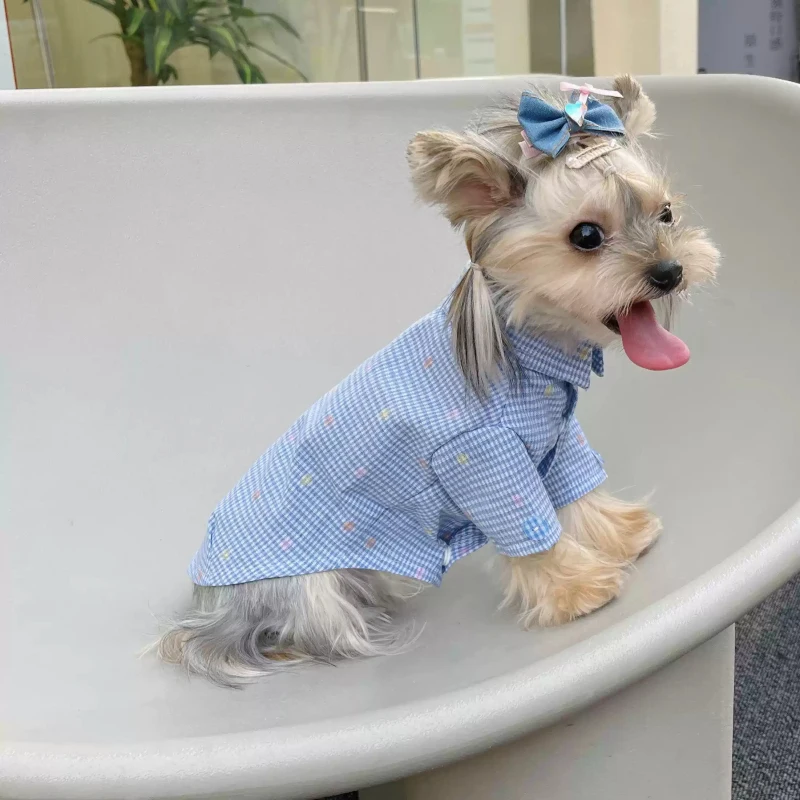 Small Dog Shirt Cat Clothes Chihuahua Yorkshire Terrier Shih Tzu Maltese Pomeranian Bichon Poodle Schnauzer Clothing Pet Apparel - view 4