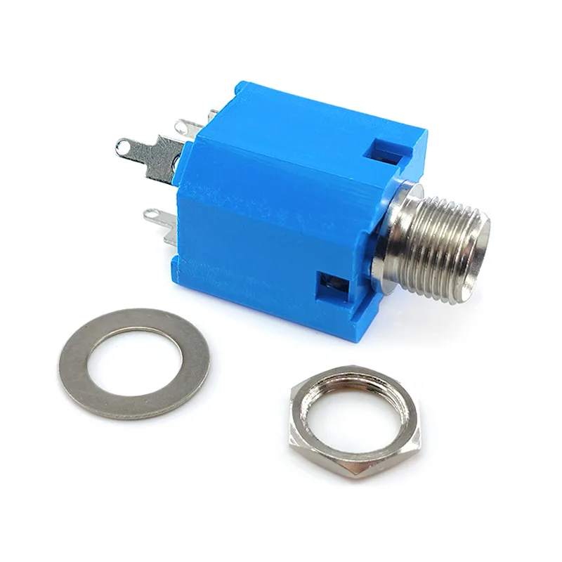 6.35Dual Channel Audio Socket Microphone Stereo Mixer Socket PJ-6120Interface USB Manufacturer